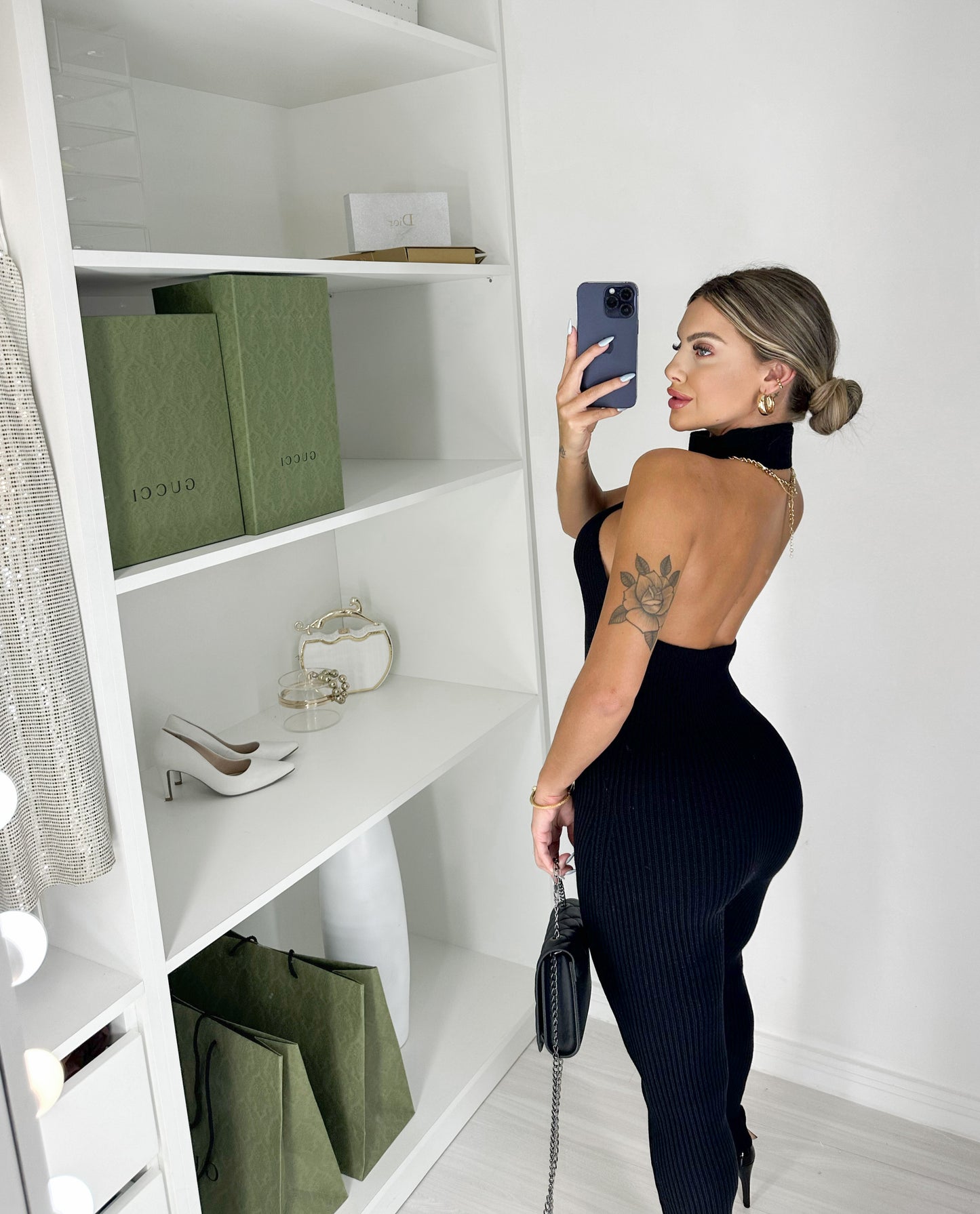 Macacão Tricô Gola