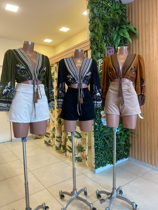 Short suede