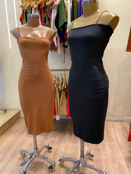 Vestido tubinho mídi