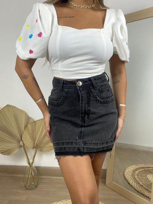 Blusa coração