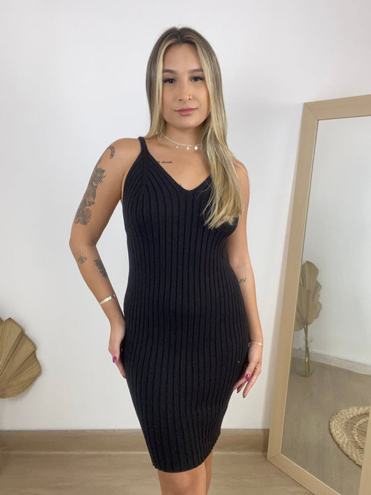 Vestido tricô